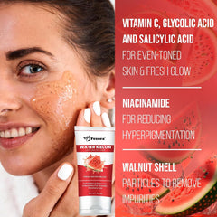 Fezora Watermelon Fresh Glow Face Scrub 200 ML Pack of 2