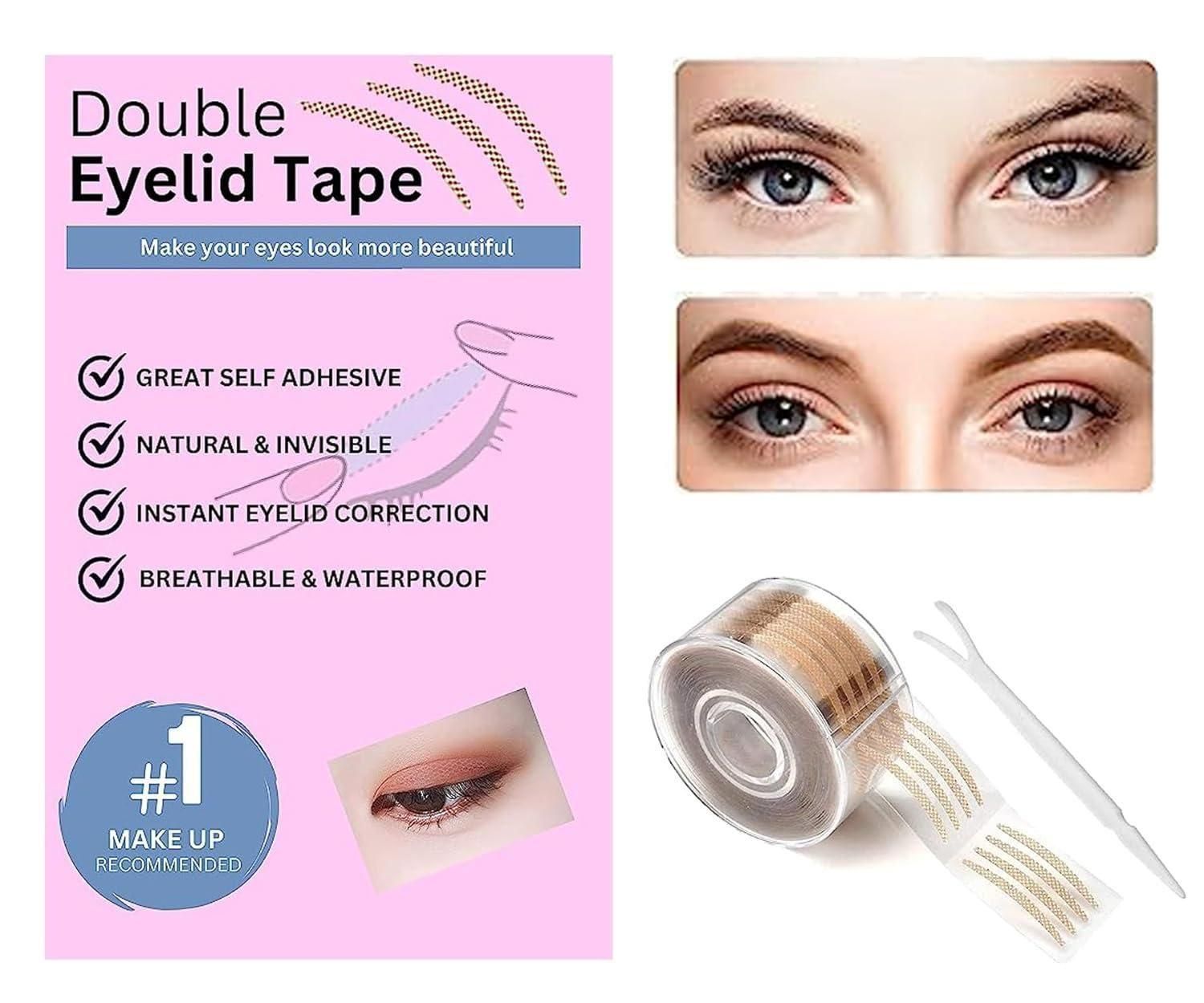 Eyelid Tape For Hooded Eyes Makeup Eyelid Tape Tools Sticker Strips With Fork