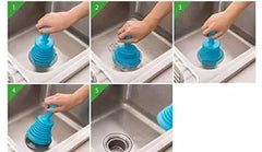 Sink Blockage Drain Blaster Pump Plunger Sink Blockage Cleaning Remover Tool Drain Dredge Tool