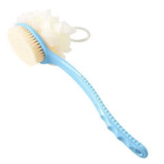 Arcreactor Zone 2 IN 1 loofah with handle, Bath Brush, back scrubber, Bath Brush with Soft Comfortable Bristles And Loofah with handle, Double Sided Bath Brush Scrubber for bathing(Pack of 2)