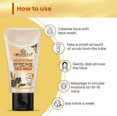 Gold Scrub Instant Glow Facewash 100ML